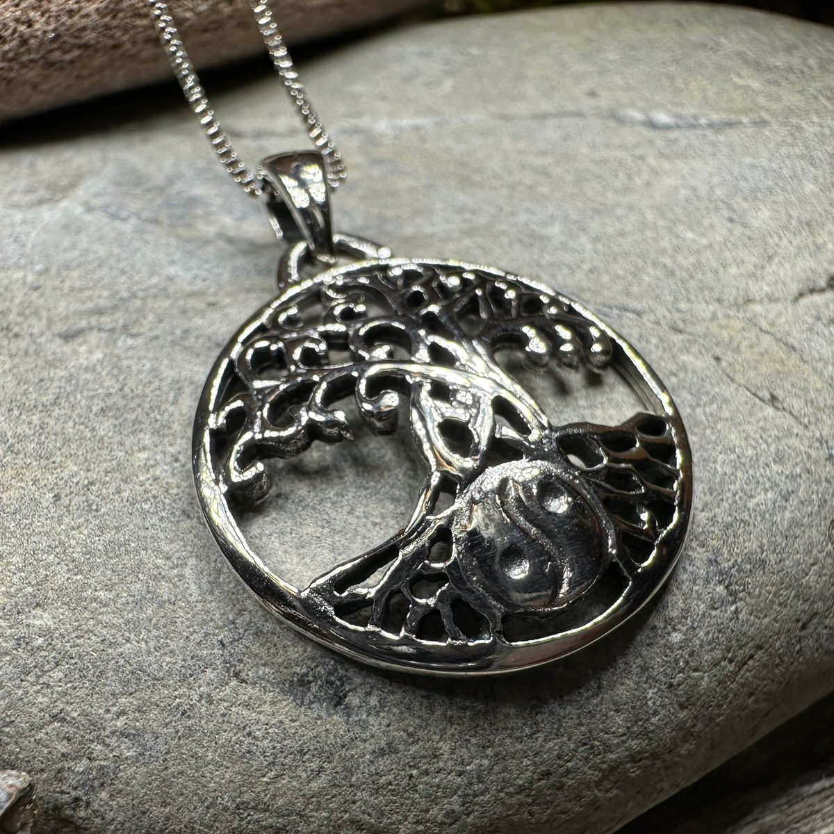 Yin Yang Tree of Life Necklace | Pendant | Wiccan Center