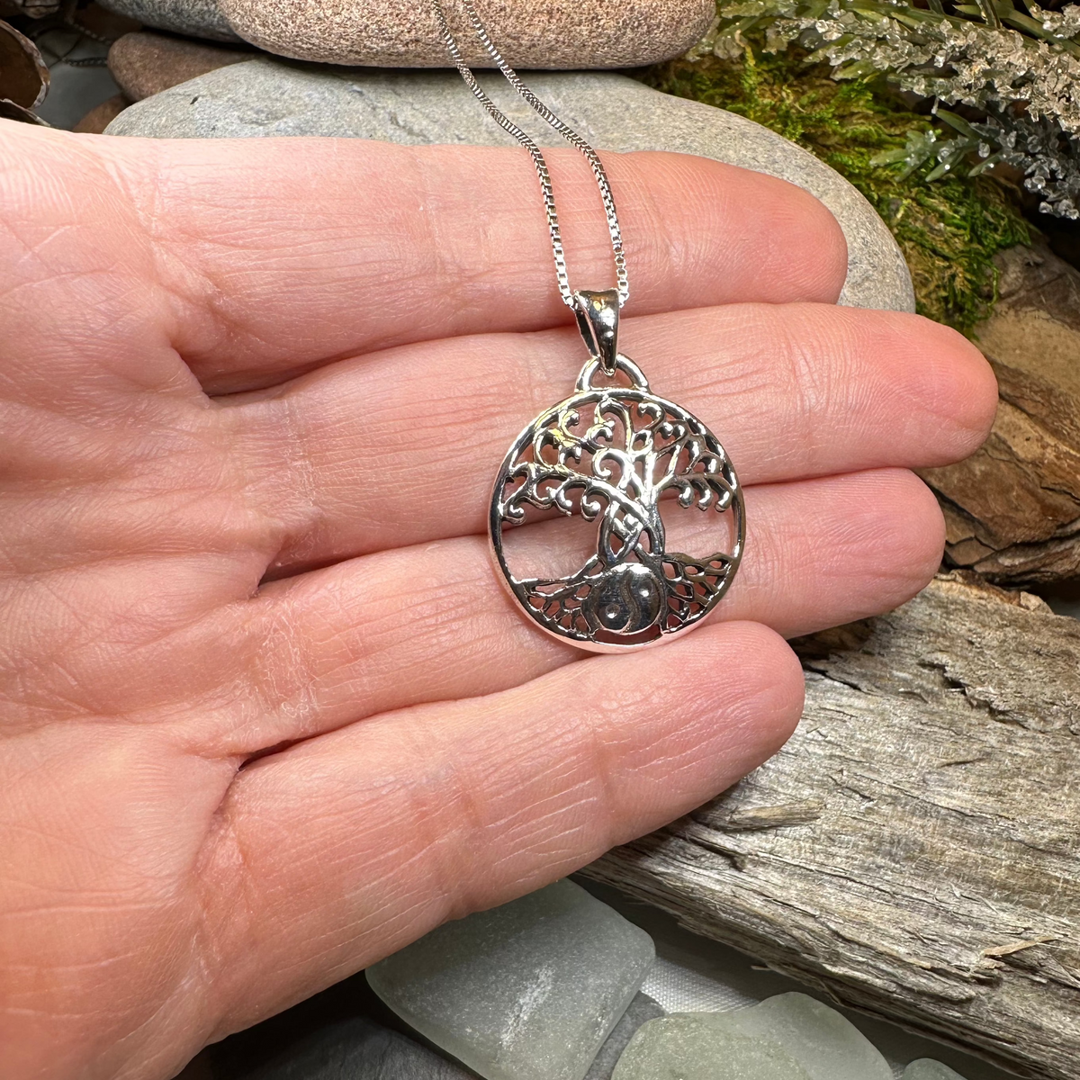 Yin Yang Tree of Life Necklace | Pendant | Wiccan Center