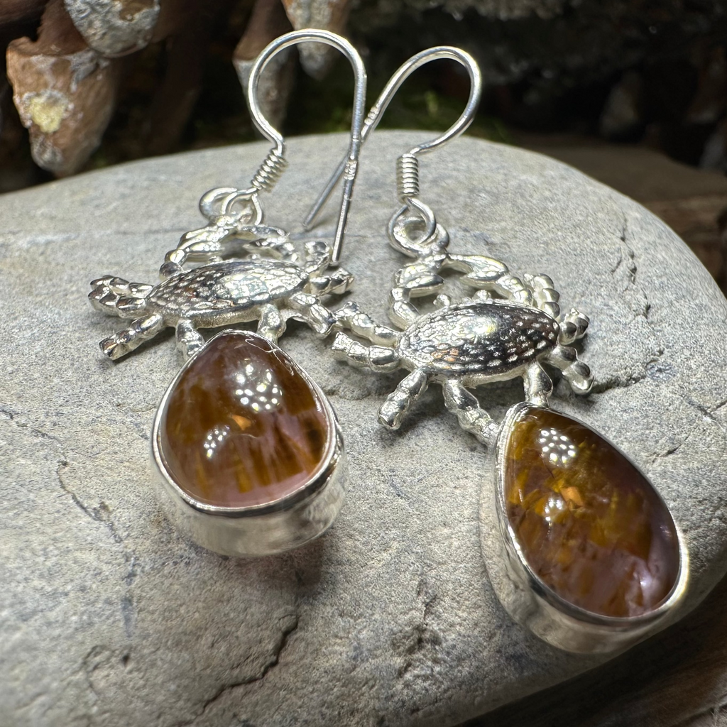 Seychelles Crab Earrings | Dangle Earrings | Wiccan Center