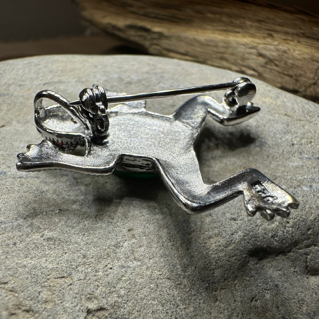 Marcasite Frog Brooch | Brooch | Wiccan Center