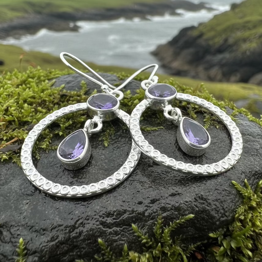 Briallen Gemstone Earrings | Dangle Earrings | Wiccan Center