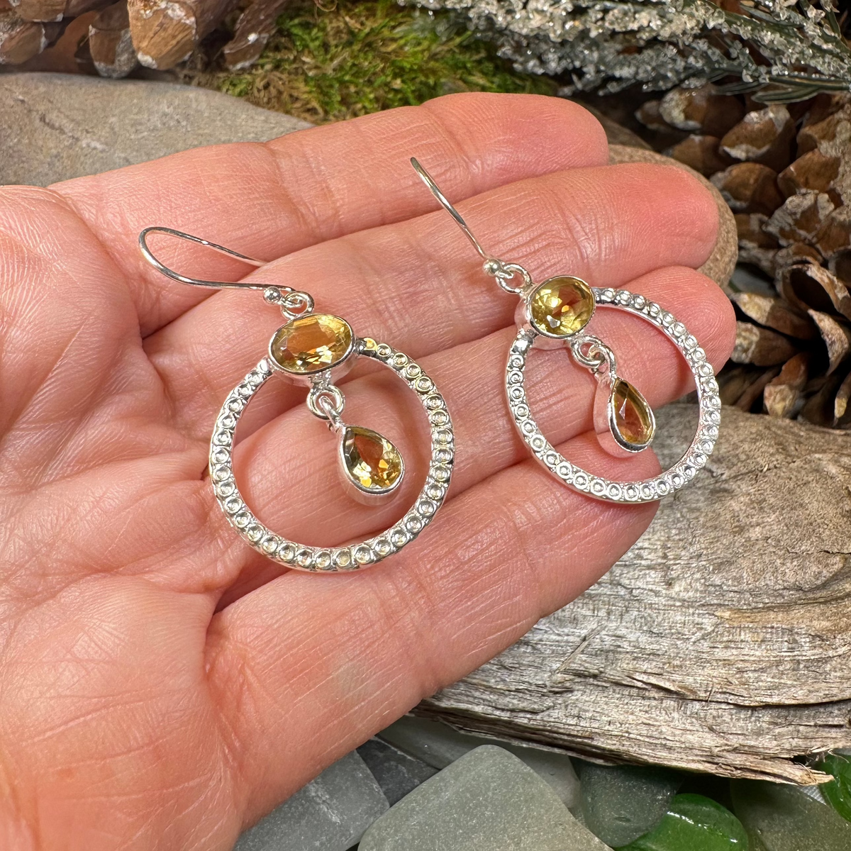 Briallen Gemstone Earrings | Dangle Earrings | Wiccan Center