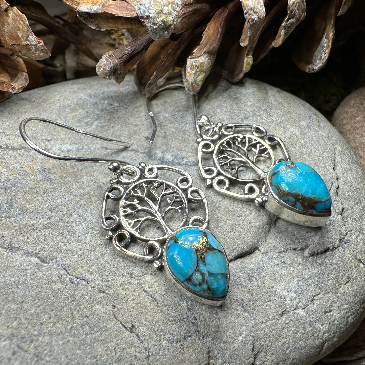 Ancient Tree of Life Earrings | Dangle Earrings | Wiccan Center