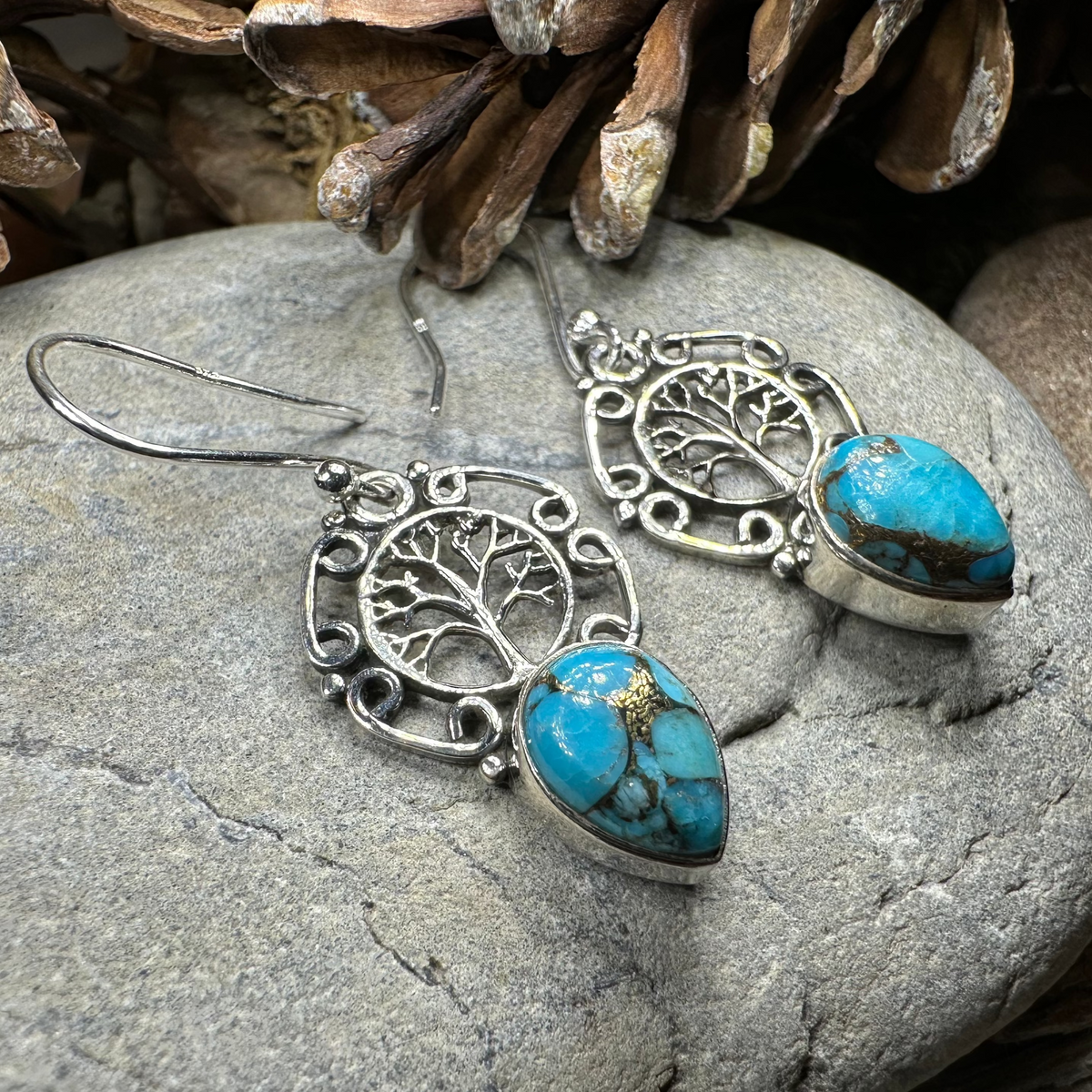 Ancient Tree of Life Earrings | Dangle Earrings | Wiccan Center