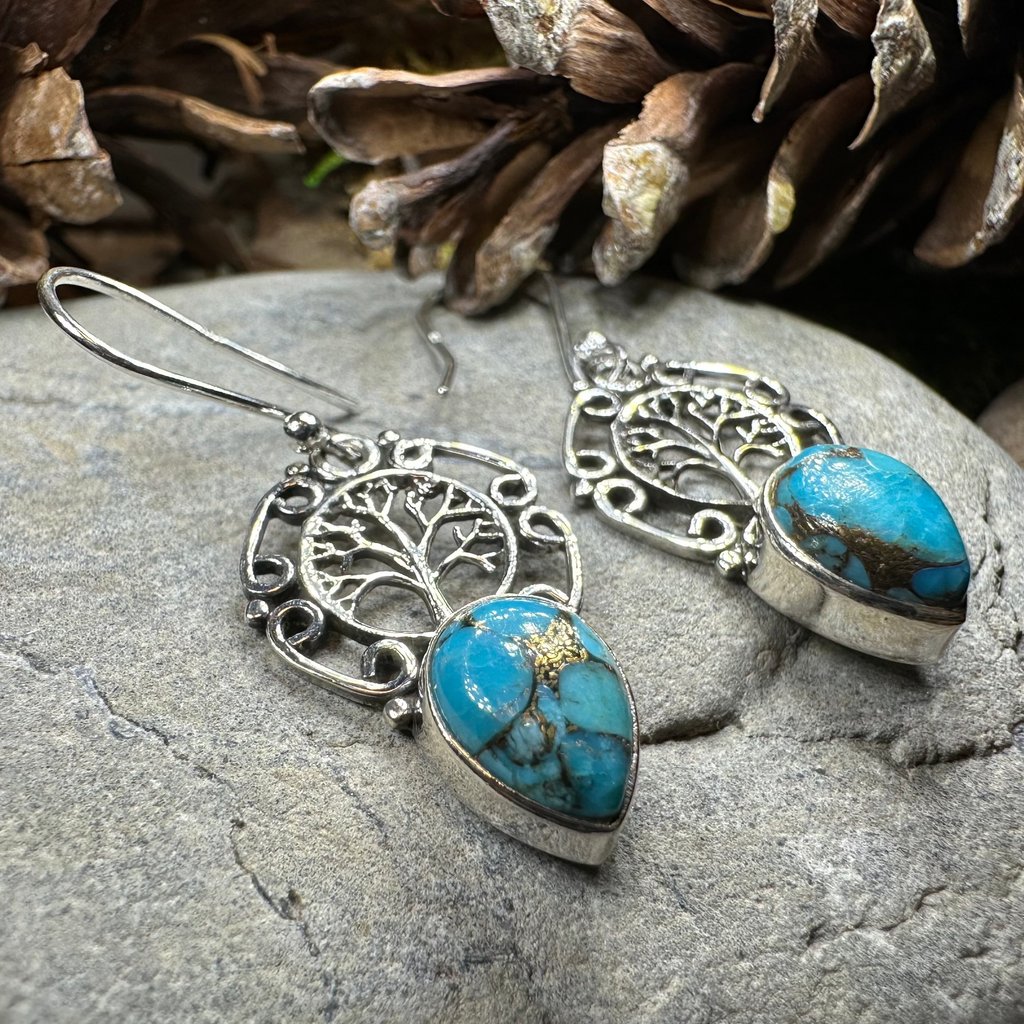 Ancient Tree of Life Earrings | Dangle Earrings | Wiccan Center