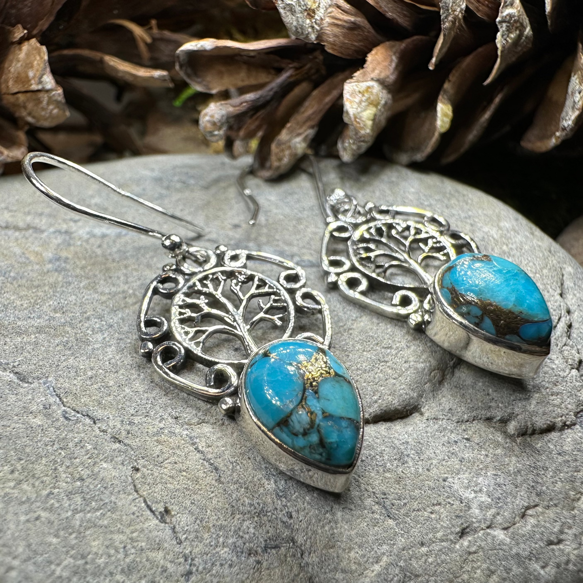Ancient Tree of Life Earrings | Dangle Earrings | Wiccan Center