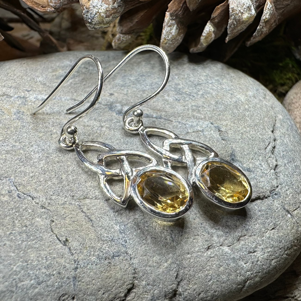 Hellena Trinity Knot Earrings | Dangle Earrings | Wiccan Center
