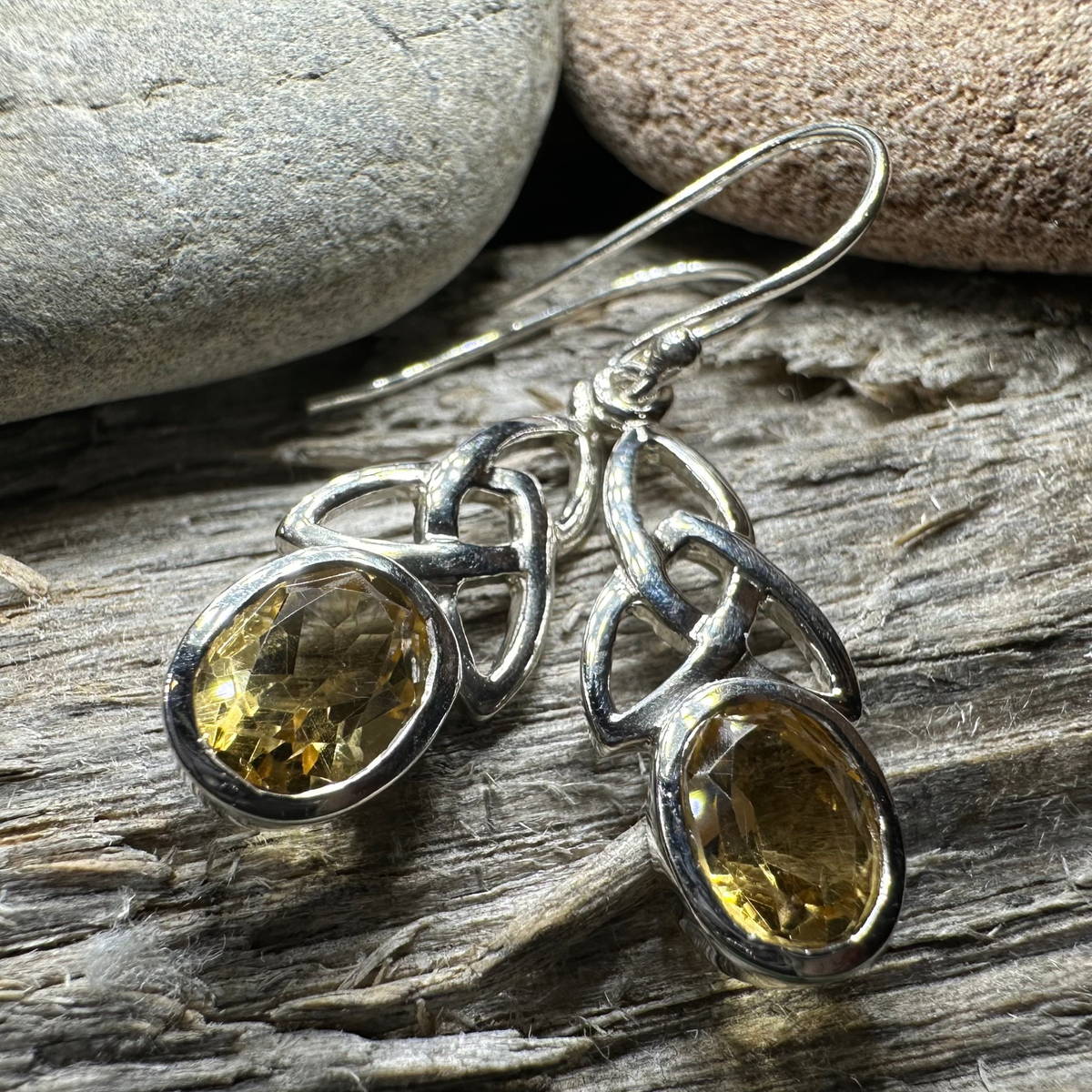 Hellena Trinity Knot Earrings | Dangle Earrings | Wiccan Center
