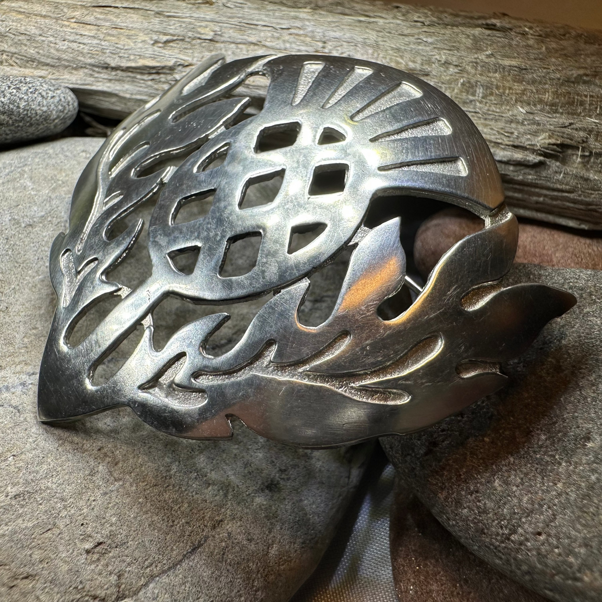 Large Scottish Thistle Brooch - Handmade in Scotland | Brooch | Wiccan Center