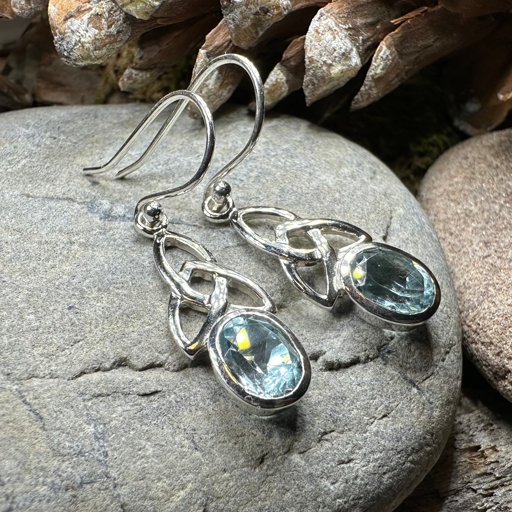 Hellena Trinity Knot Earrings | Dangle Earrings | Wiccan Center