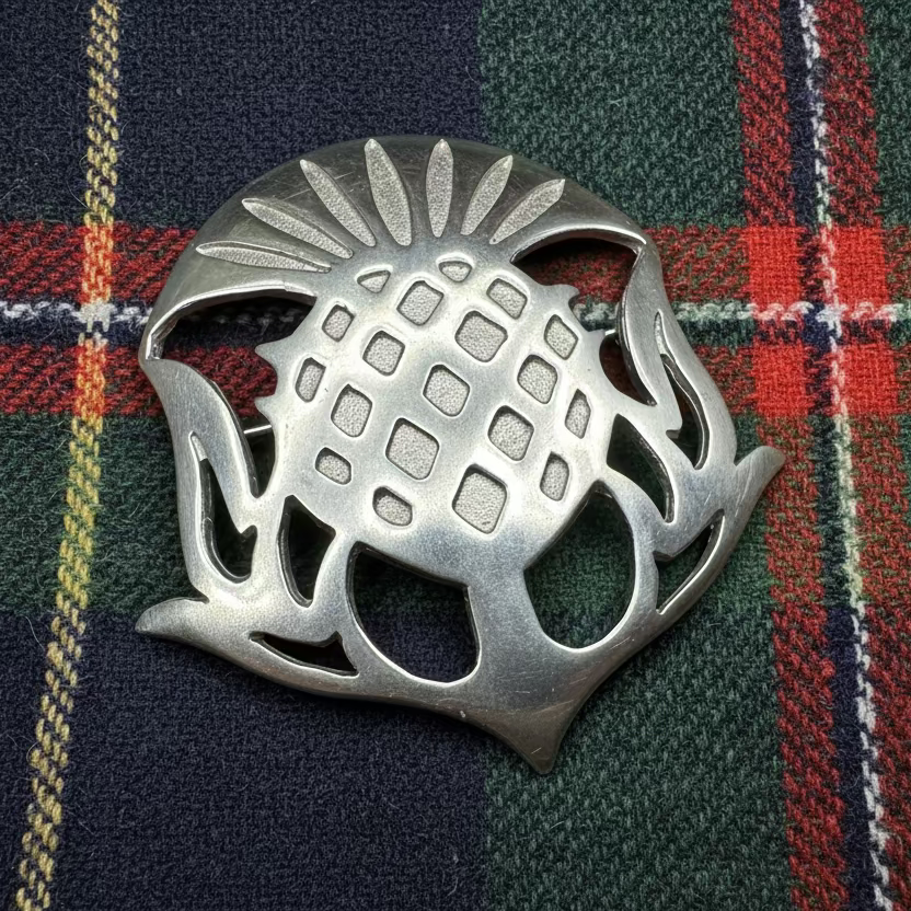 Mael Scottish Thistle Brooch - Handmade in Scotland | Brooch | Wiccan Center
