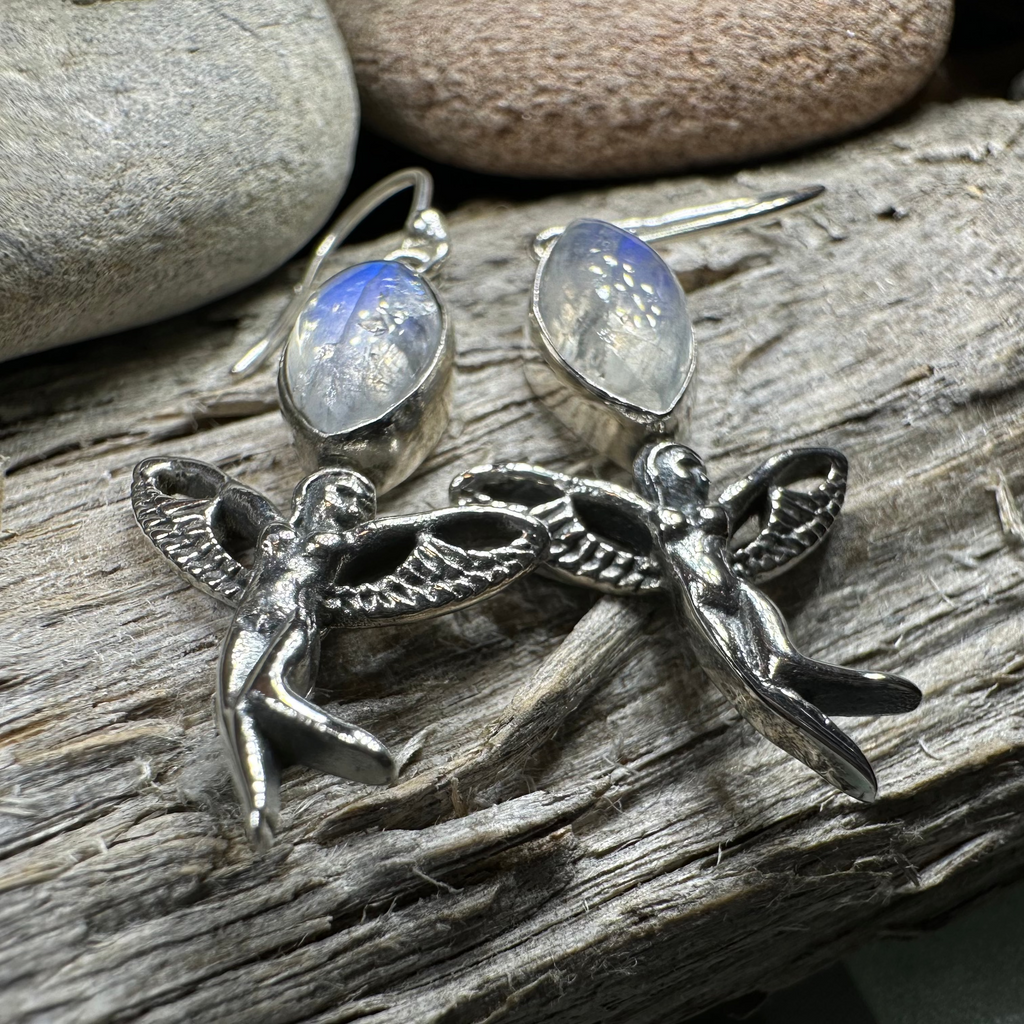 Telyn Celtic Fairy Earrings | Dangle Earrings | Wiccan Center