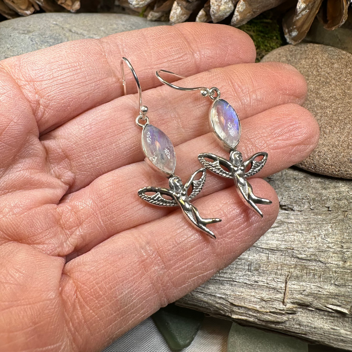 Telyn Celtic Fairy Earrings | Dangle Earrings | Wiccan Center