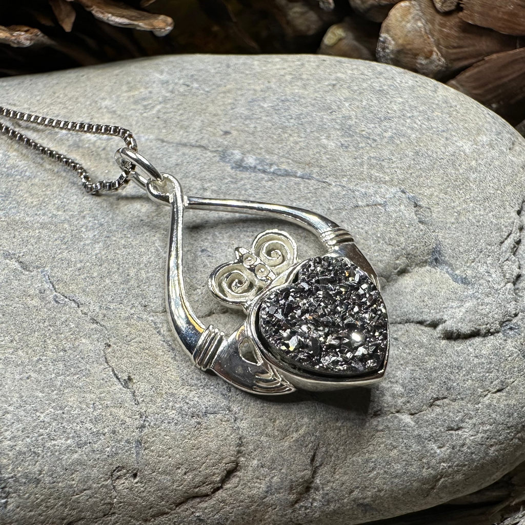 Juliet Irish Claddagh Necklace - Handmade in Ireland | Pendant | Wiccan Center