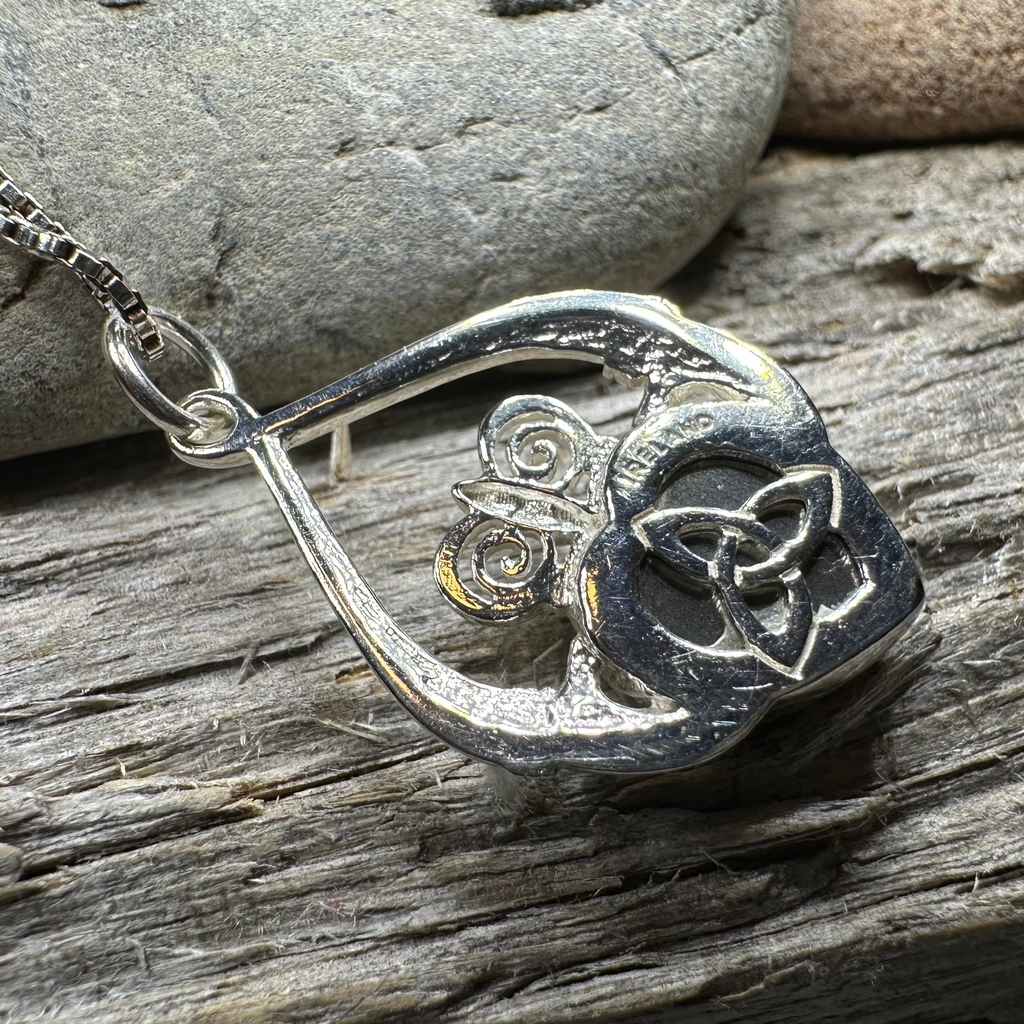Juliet Irish Claddagh Necklace - Handmade in Ireland | Pendant | Wiccan Center
