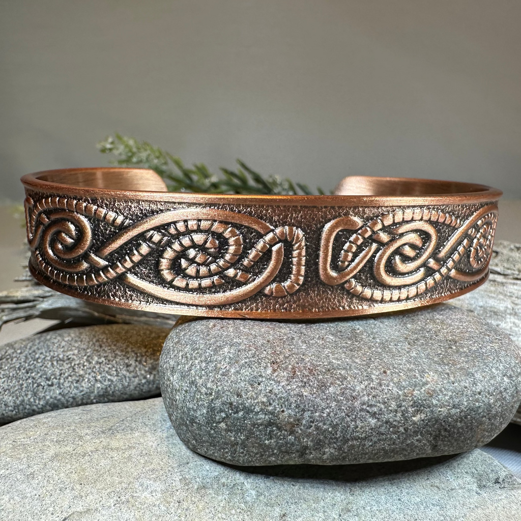 Talorc Celtic Copper Cuff Bracelet | Bracelet | Wiccan Center