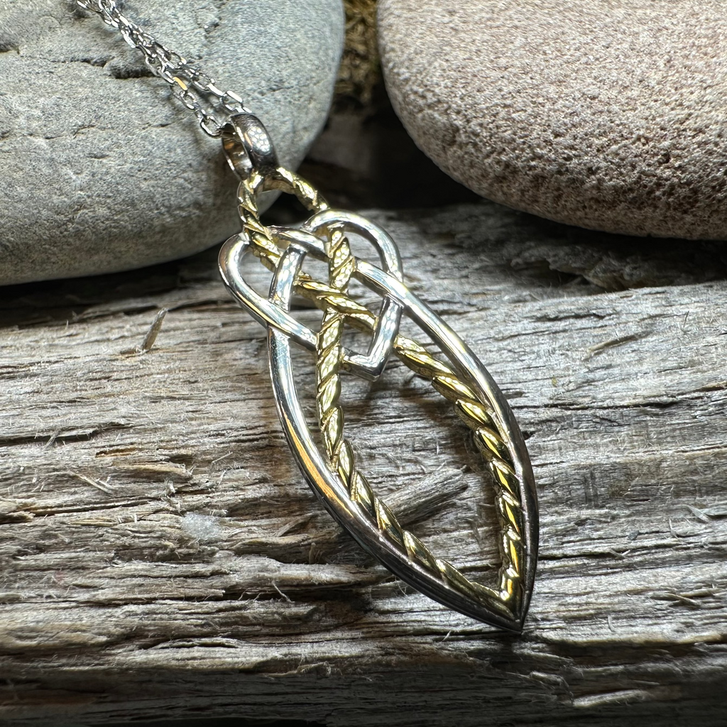 Seadream Celtic Knot Necklace - Handmade in Ireland | Pendant | Wiccan Center