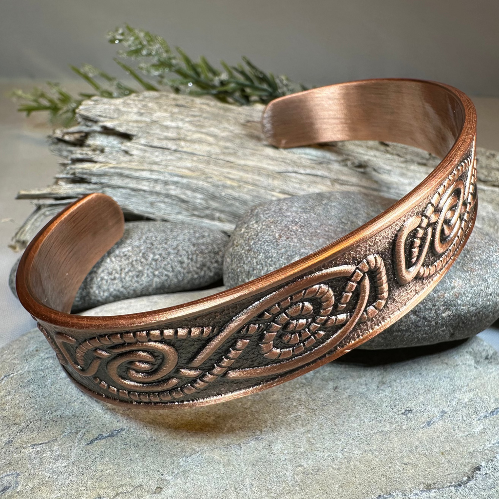 Talorc Celtic Copper Cuff Bracelet | Bracelet | Wiccan Center