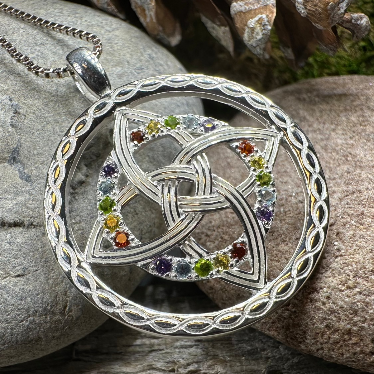 Colors of Ireland Celtic Knot Necklace | Pendant | Wiccan Center