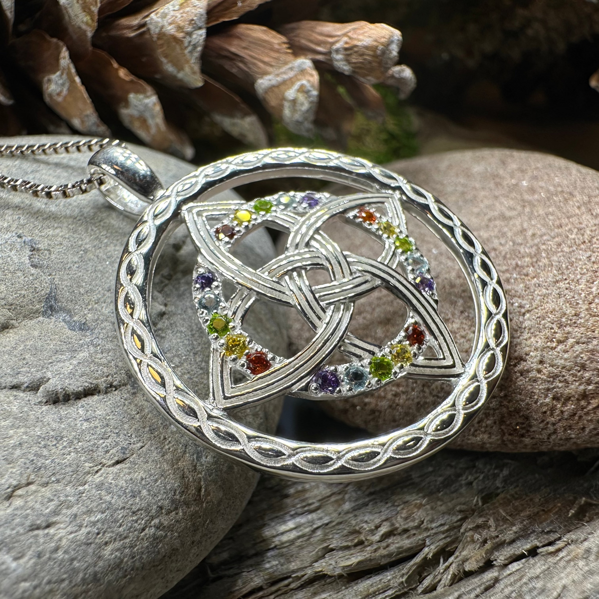 Colors of Ireland Celtic Knot Necklace | Pendant | Wiccan Center