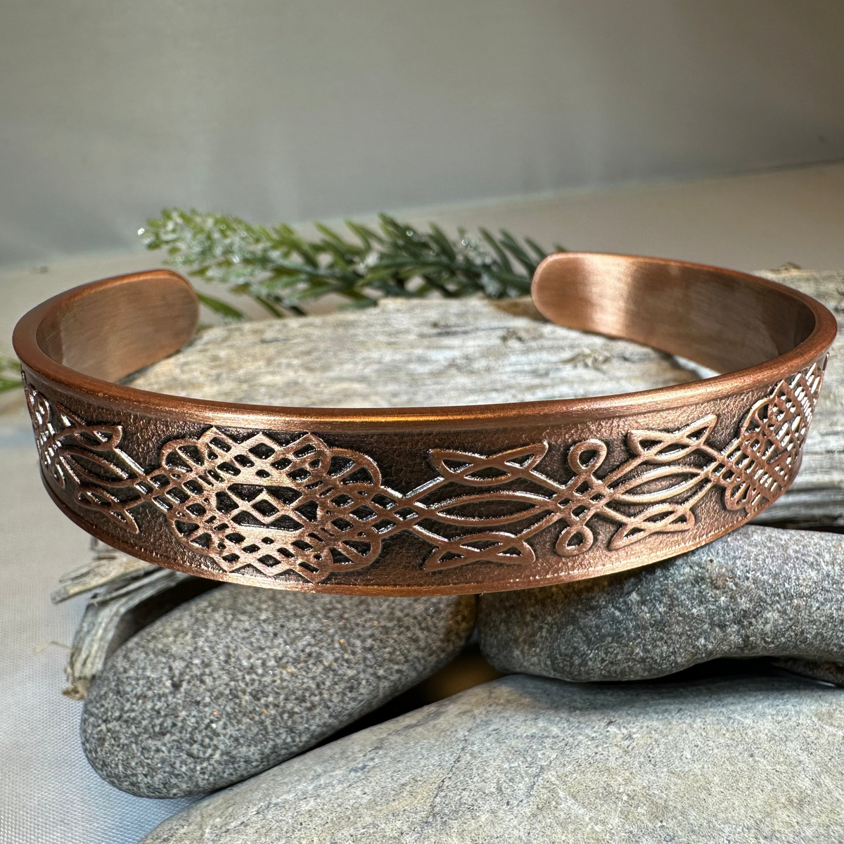 Ethne Celtic Copper Cuff Bracelet | Bracelet | Wiccan Center