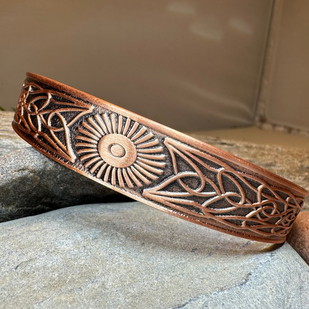 Talorgan Celtic Copper Cuff Bracelet | Bracelet | Wiccan Center