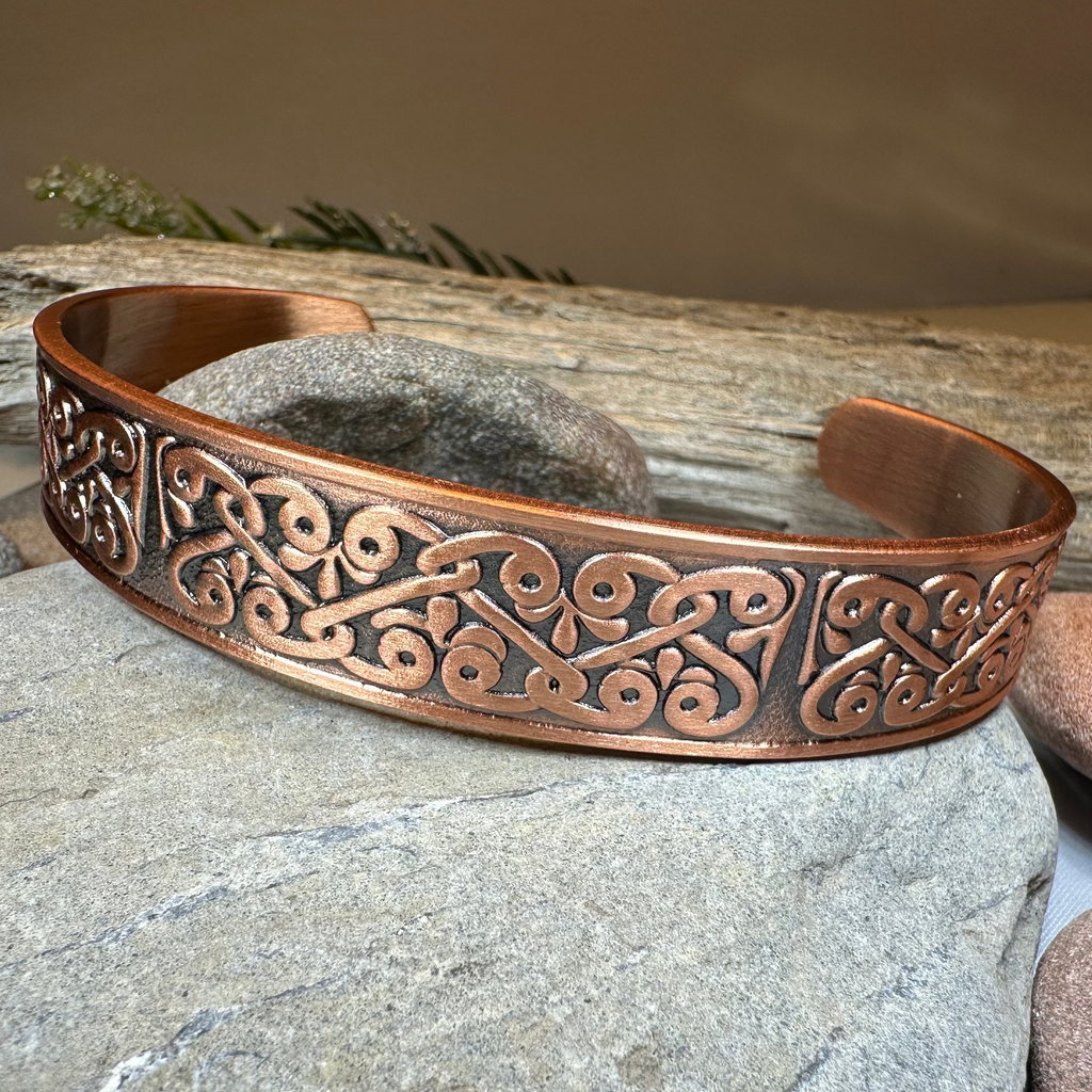 Bernicia Celtic Copper Cuff Bracelet | Bracelet | Wiccan Center