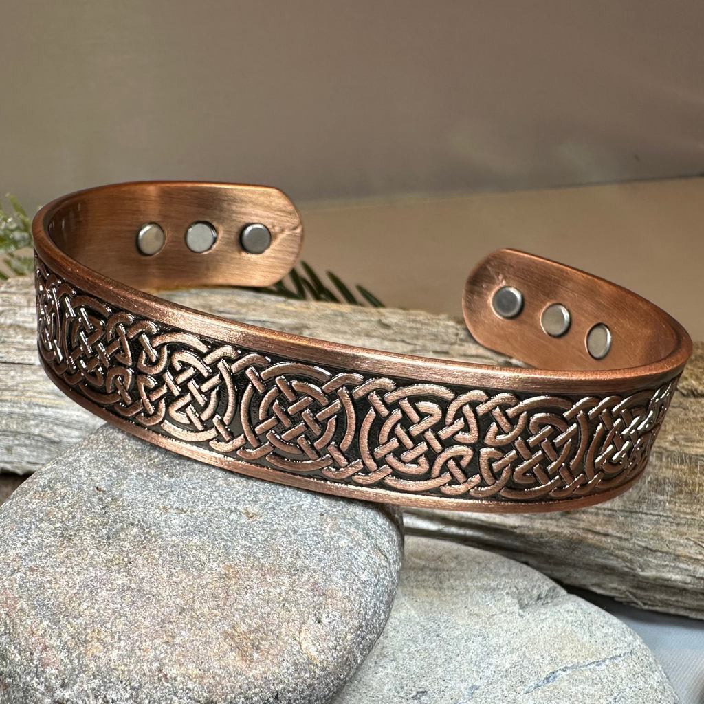 Domnall Celtic Copper Cuff Bracelet | Bracelet | Wiccan Center