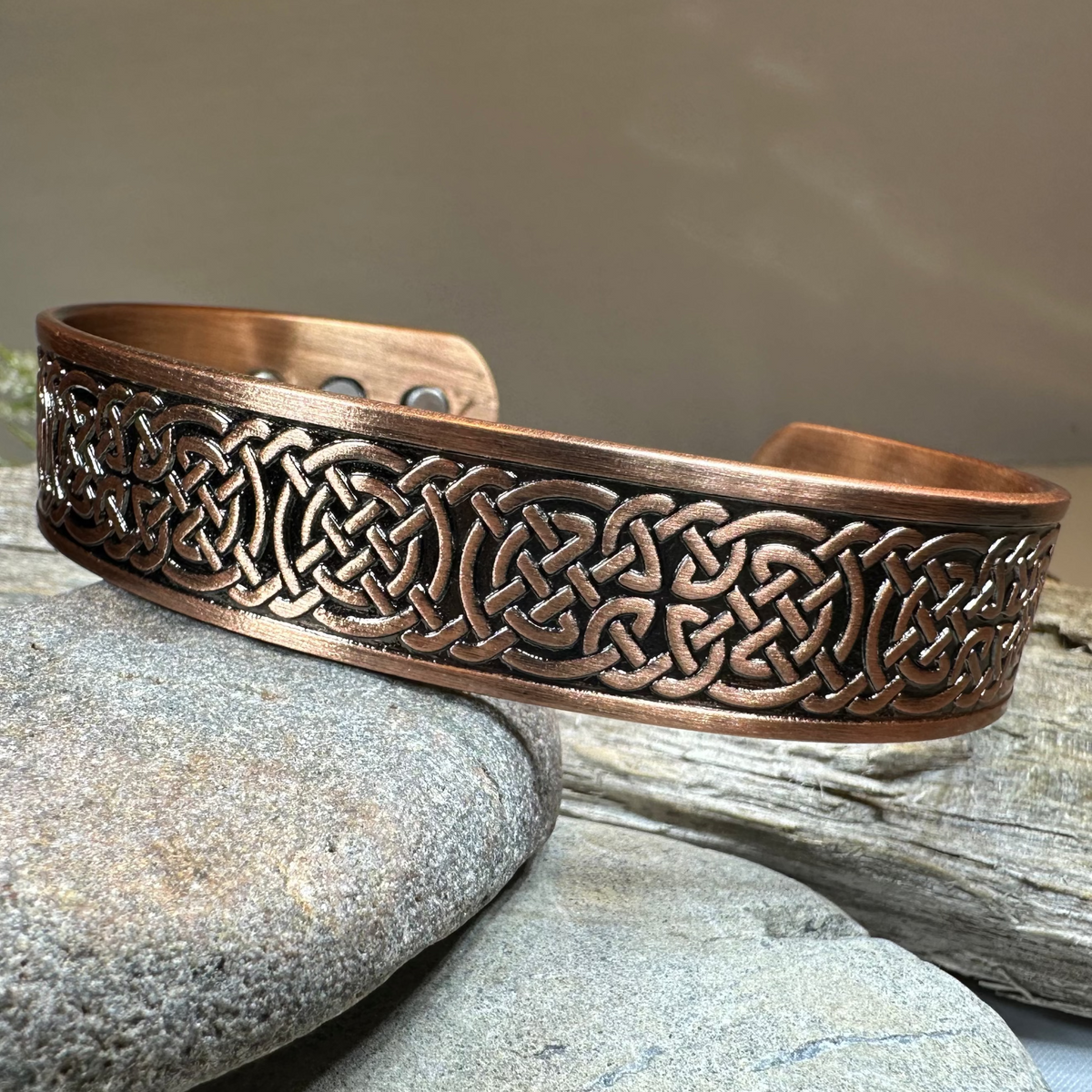 Domnall Celtic Copper Cuff Bracelet | Bracelet | Wiccan Center
