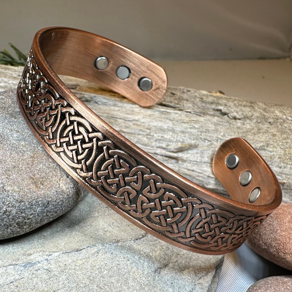 Domnall Celtic Copper Cuff Bracelet | Bracelet | Wiccan Center