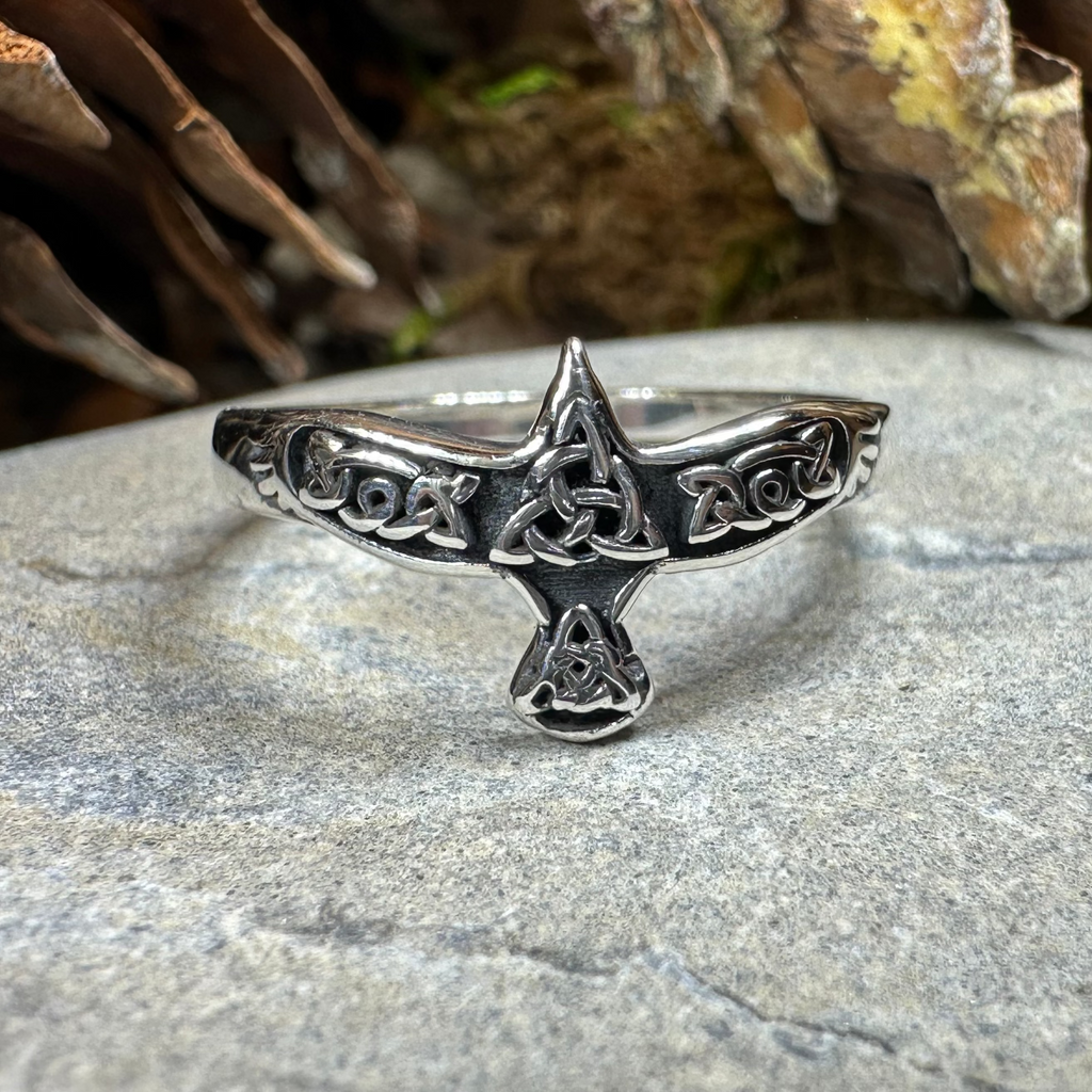 Soar Celtic Raven Ring | Ring | Wiccan Center