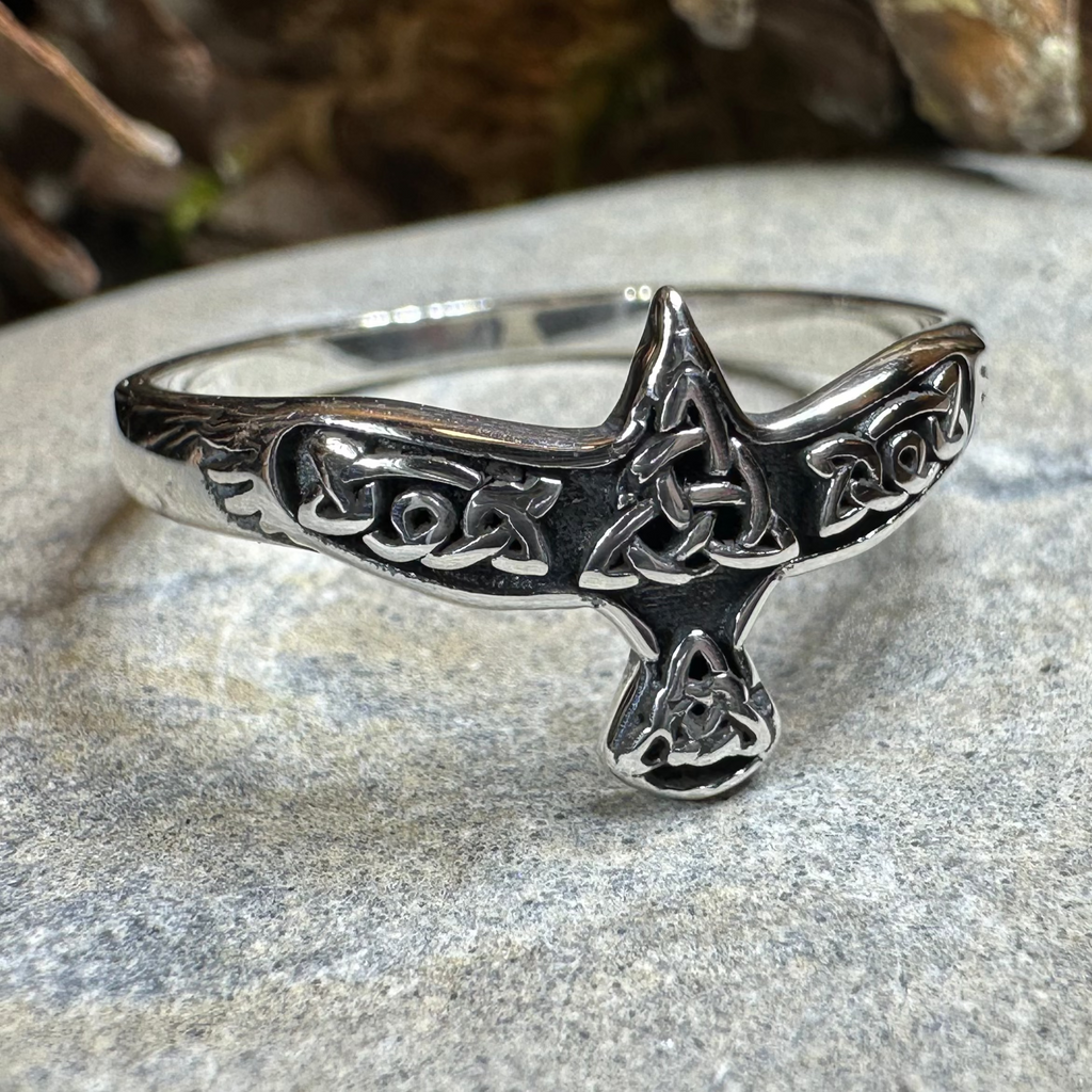 Soar Celtic Raven Ring | Ring | Wiccan Center