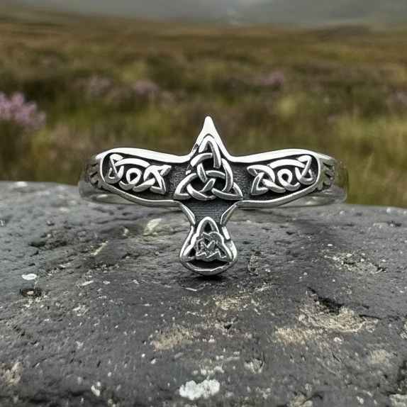 Soar Celtic Raven Ring | Ring | Wiccan Center