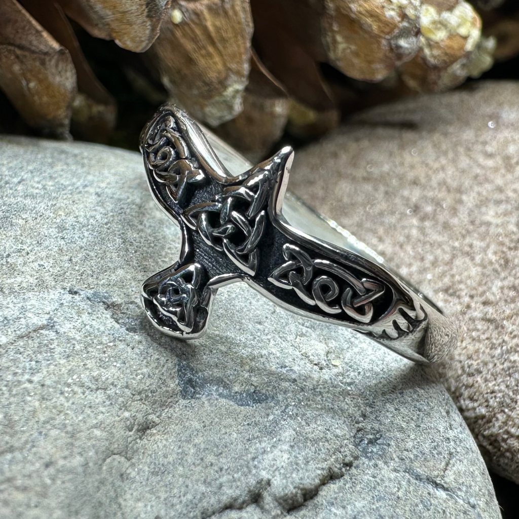 Soar Celtic Raven Ring | Ring | Wiccan Center
