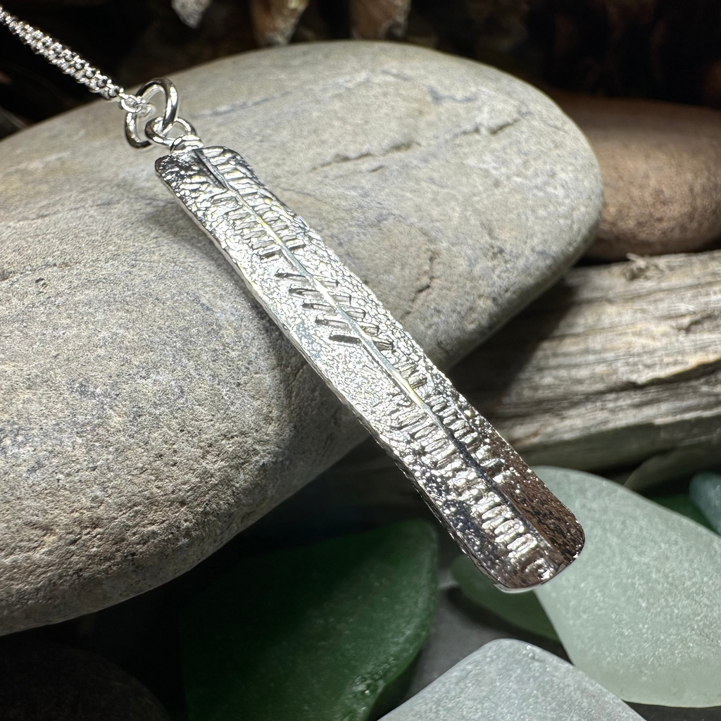 Irish Friendship Ogham Necklace - Made in Ireland | Pendant | Wiccan Center