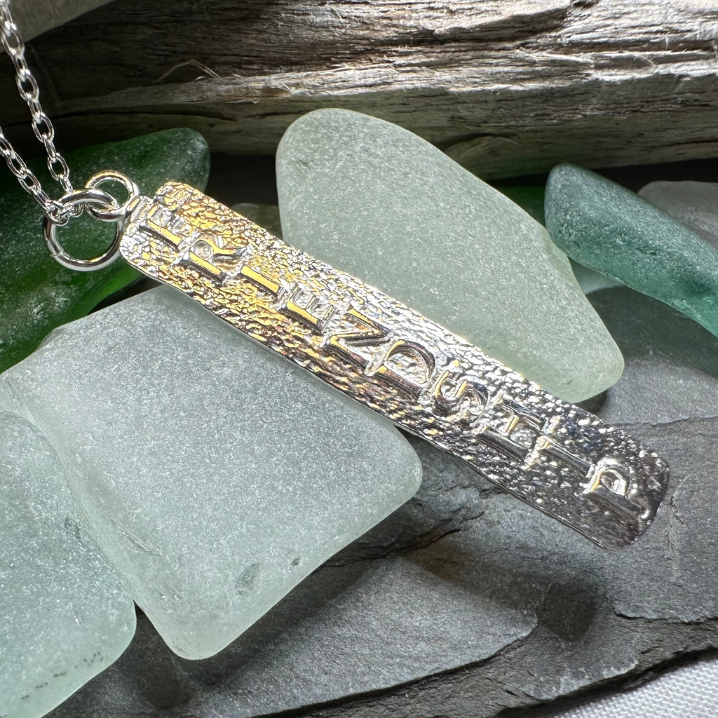 Irish Friendship Ogham Necklace - Made in Ireland | Pendant | Wiccan Center