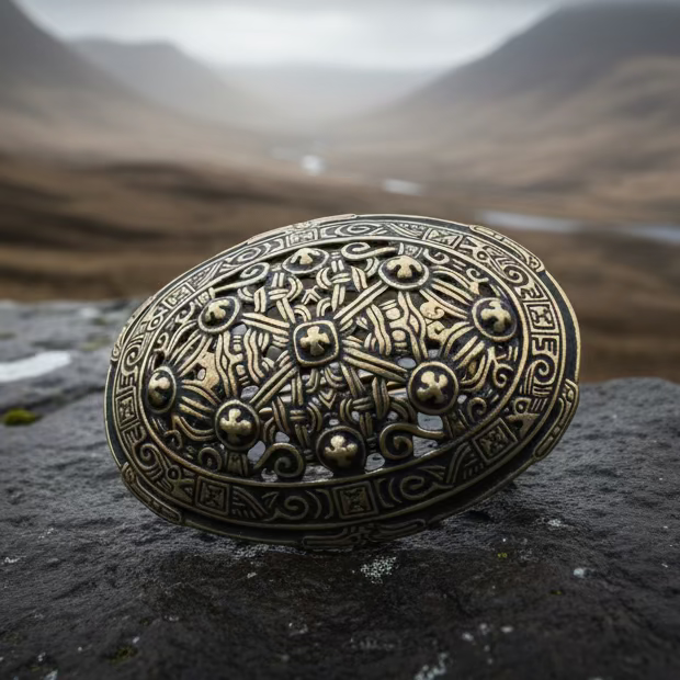 Klein Viking Celtic Brooch - Bronze Historical Reproduction Pin | Brooch | Wiccan Center
