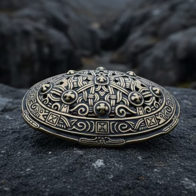 Klein Viking Celtic Brooch - Bronze Historical Reproduction Pin | Brooch | Wiccan Center