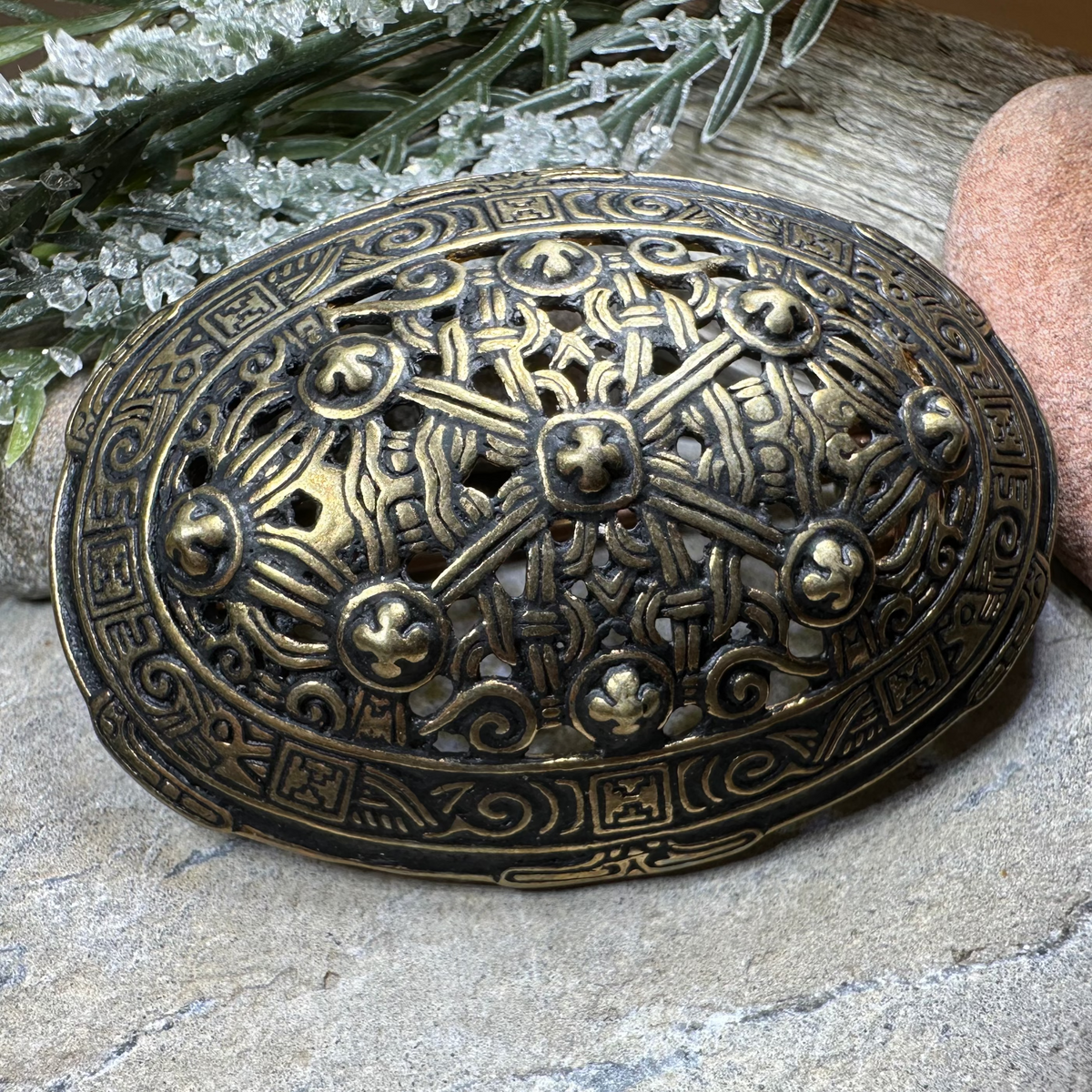 Klein Viking Celtic Brooch - Bronze Historical Reproduction Pin | Brooch | Wiccan Center