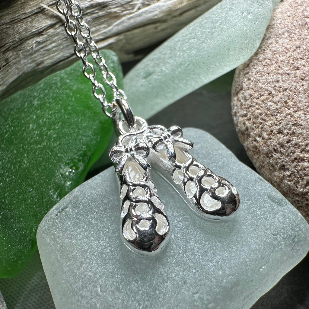 Irish Dance Shoe Necklace - Made in Ireland | Pendant | Wiccan Center