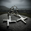 Saint Brigid's Cross Leverback Earrings - Made in Ireland