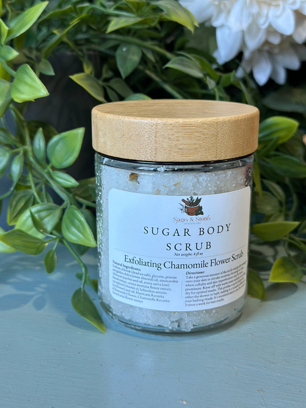 Exfoliating Chamomile Flower Scrub | Body Care & Wellness | Wiccan Center