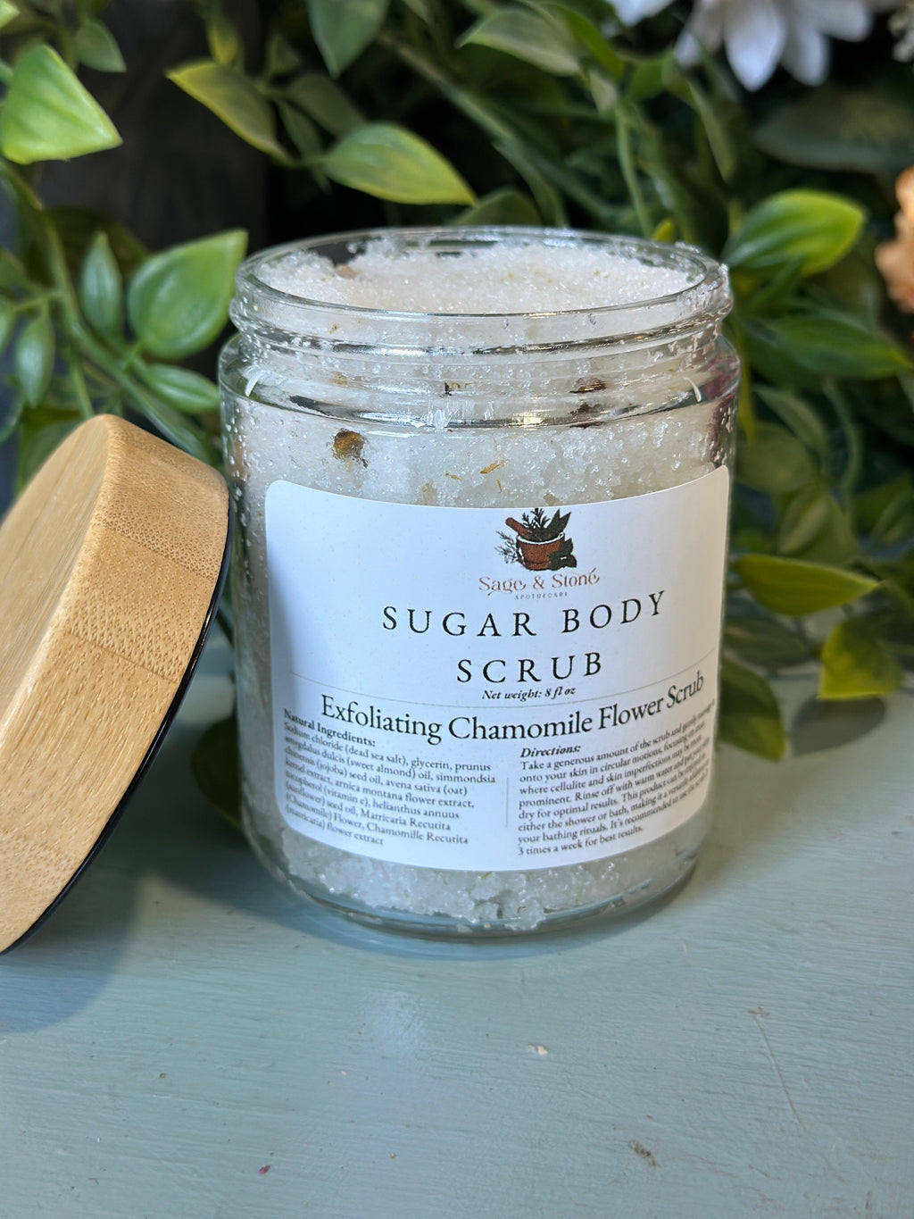 Exfoliating Chamomile Flower Scrub | Body Care & Wellness | Wiccan Center