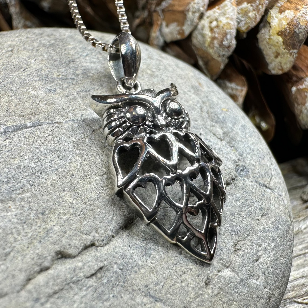 Eagna Owl Lover Necklace | Pendant | Wiccan Center
