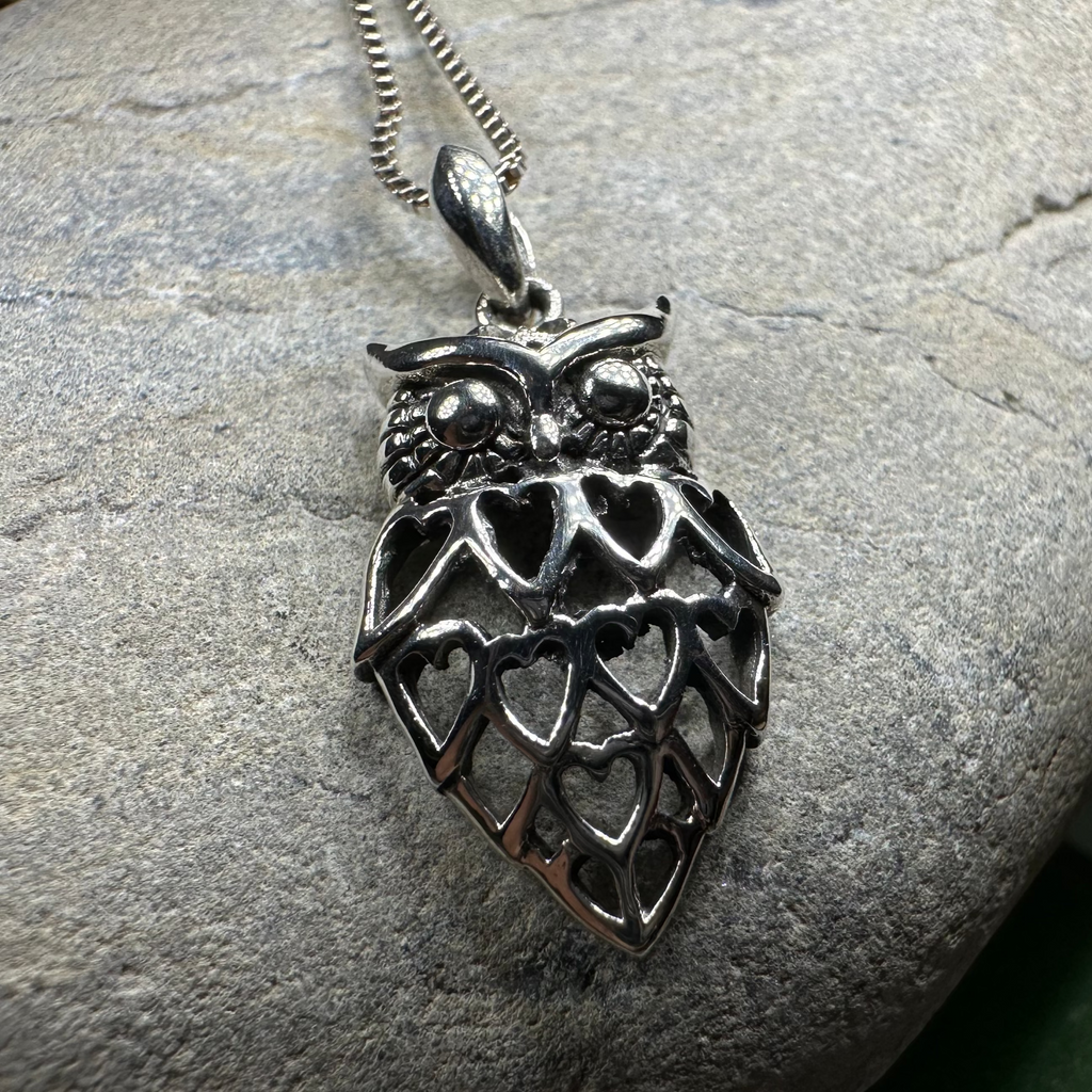 Eagna Owl Lover Necklace | Pendant | Wiccan Center