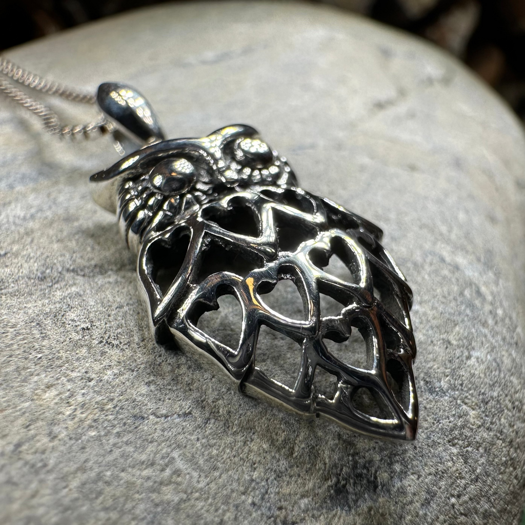 Eagna Owl Lover Necklace | Pendant | Wiccan Center