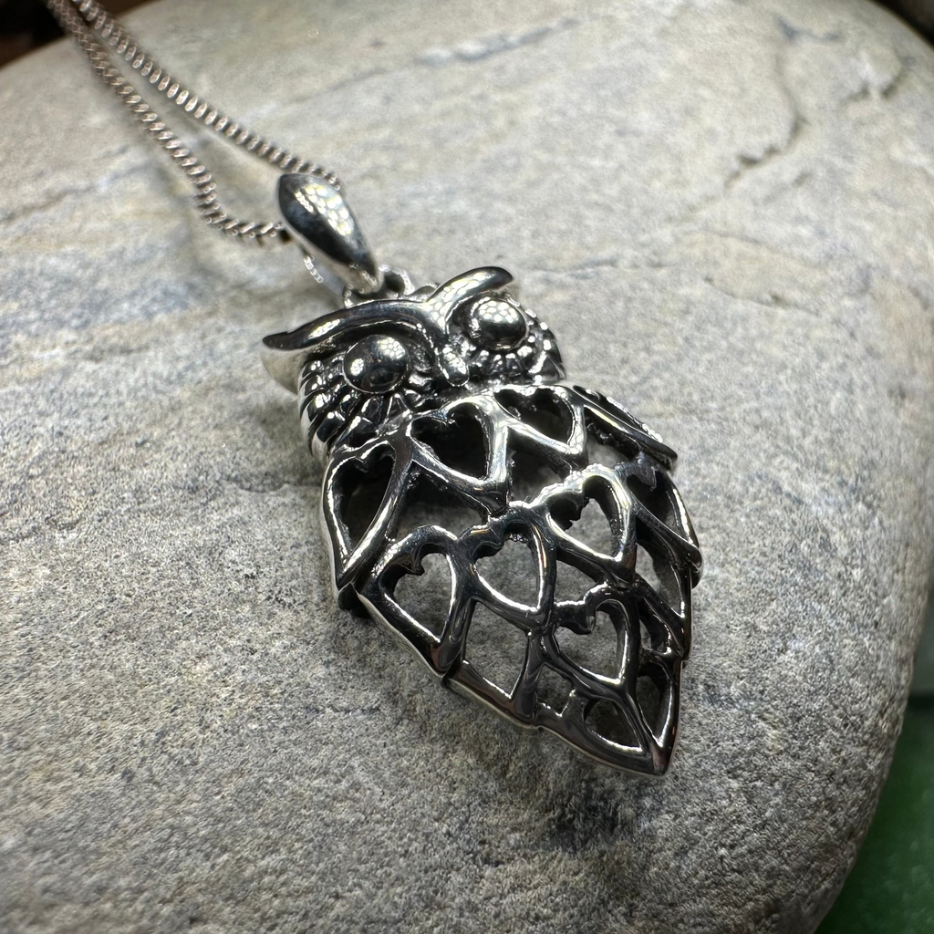 Eagna Owl Lover Necklace | Pendant | Wiccan Center