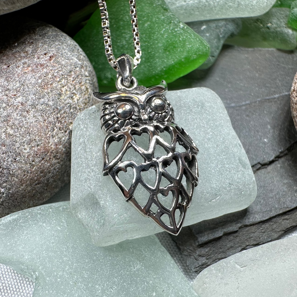Eagna Owl Lover Necklace | Pendant | Wiccan Center