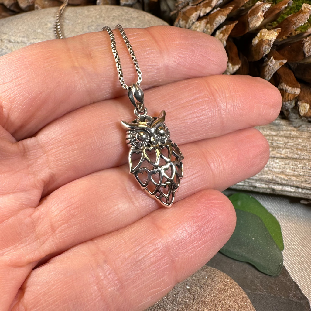 Eagna Owl Lover Necklace | Pendant | Wiccan Center