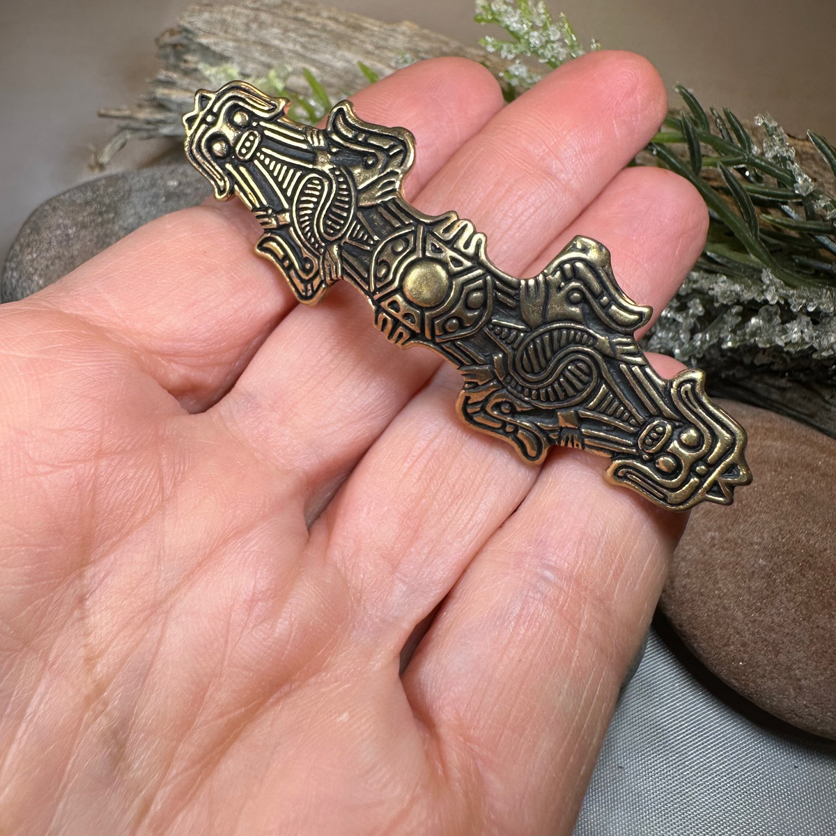 Birka Celtic Viking Brooch - Bronze Historical Reproduction Pin | Brooch | Wiccan Center
